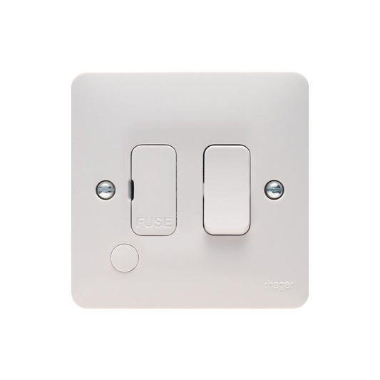 HAGER WMSSU83FO 13A FCU SWITCHED FLEX OUTLET