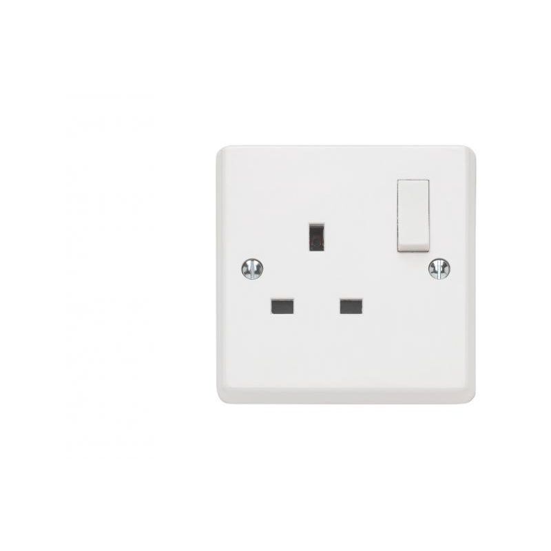 CONTACTUM 2-POLE 1-GANG SWITCHED SOCKET 13a X2346