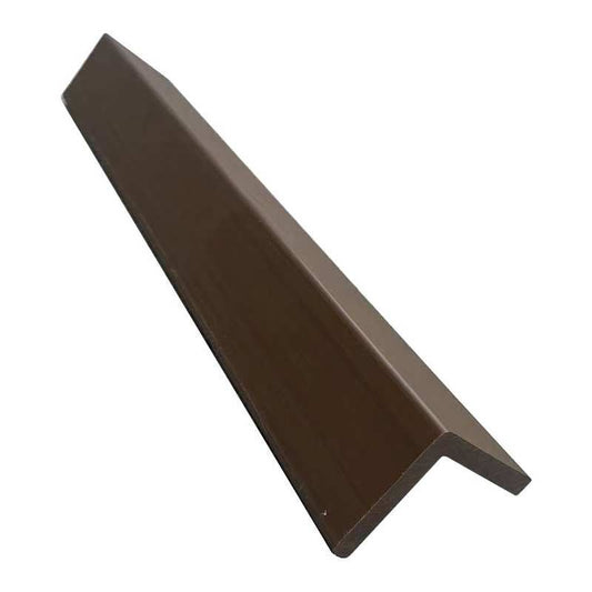 COMPLETE COMPOSITE SLATTED CLADDING L TRIM 50 x 50 x 2200mm WALNUT CCLSLATW