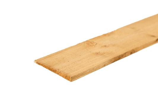 22mm x 100mm Green Treated Feather Edge Fence Board 1650mm