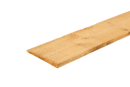 22mm x 125mm Green Treated Feather Edge Fence Board 1800mm