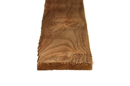22mm x 150mm Brown Treated Sawn Carcassing Timber (6" x 1") 4800mm
