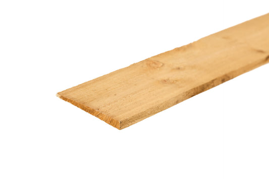 22mm x 150mm Green Treated Feather Edge Fence Board 1650mm