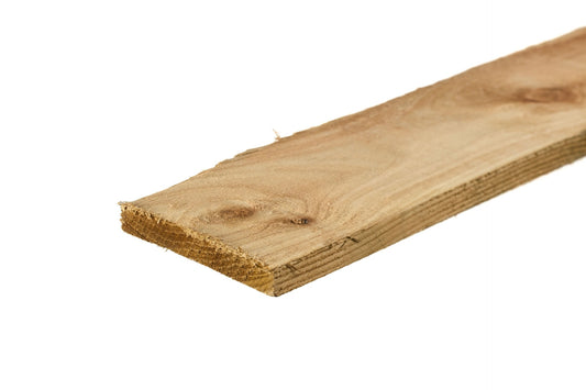 22mm x 150mm Green Treated Sawn Carcassing Timber (6" x 1") 2400mm