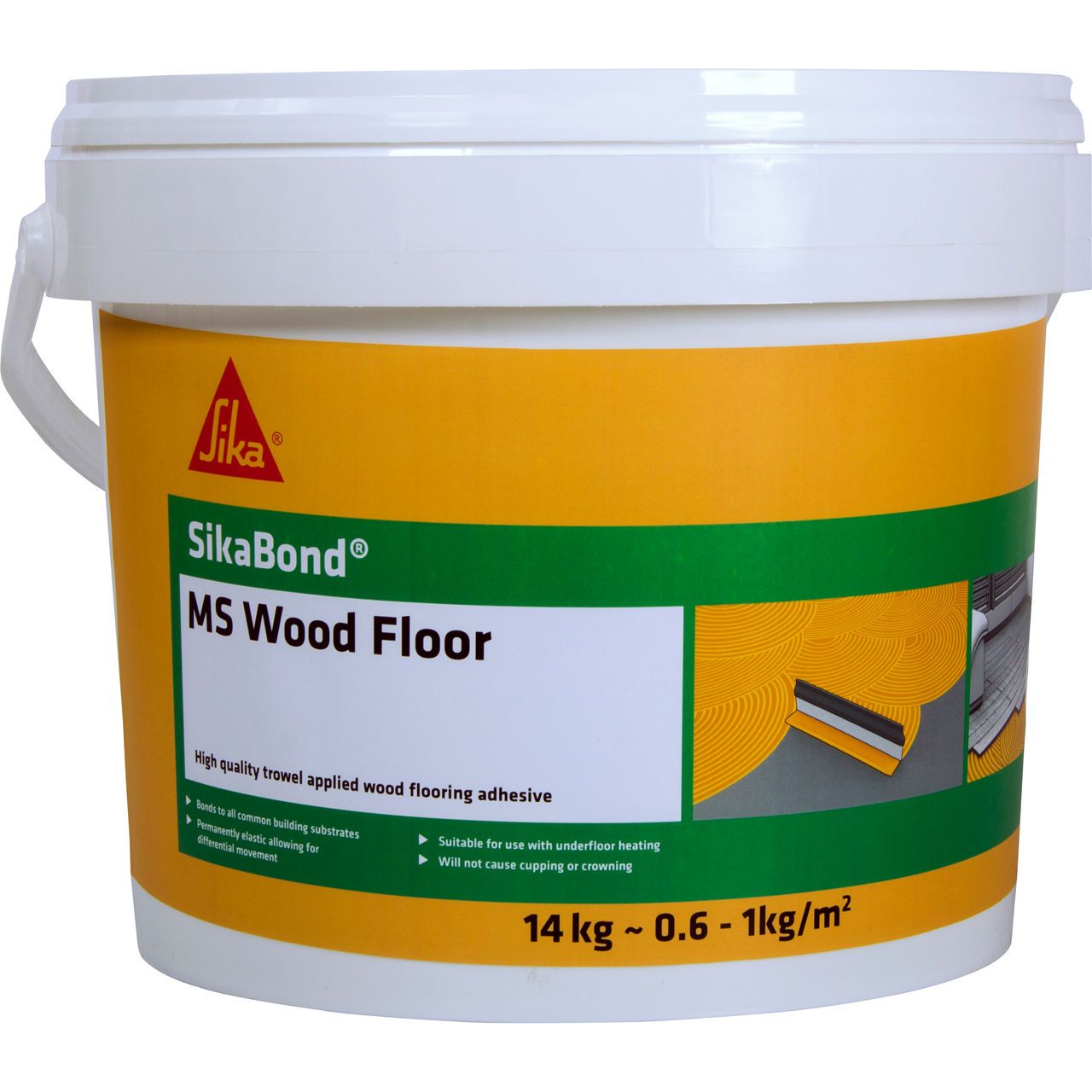 Sikabond Ms Wood Floor Adhesive 14Kg SKBDMSFL14