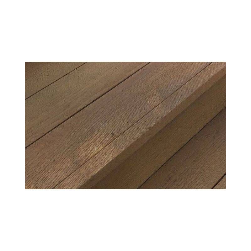 Millboard Flexible Square Step Edge 50 x 32 x 2400mm Coppered Oak