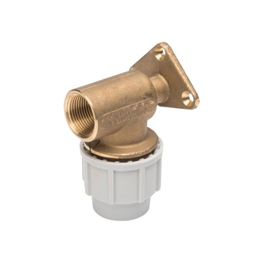PLASSON WALL PLATE ELBOW 3/4" x 25mm PV9055007