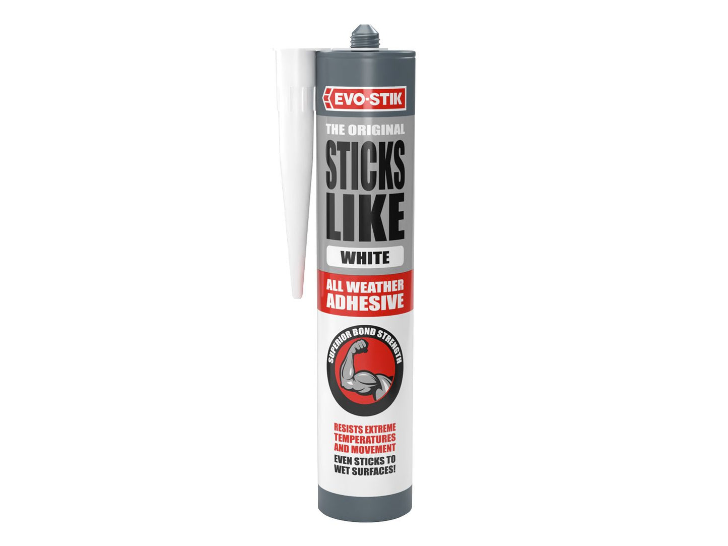 EVOSTIK EVO663688 STICKS LIKE ADHESIVE WHITE 290ml