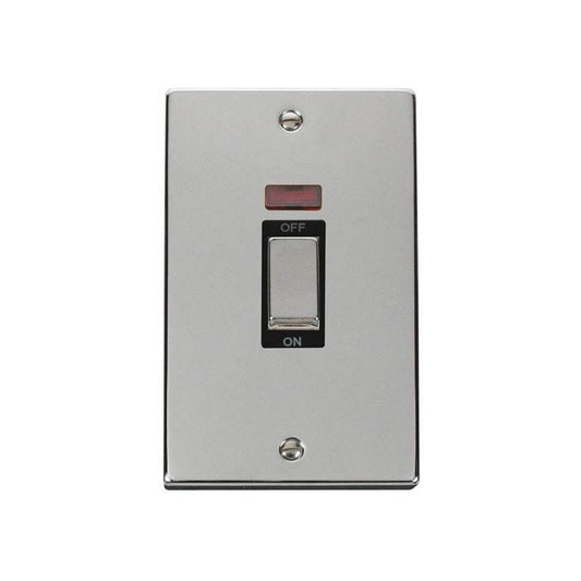 CLICK VPCH503BK 45 AMP DP 2 GANG INGOT NEON