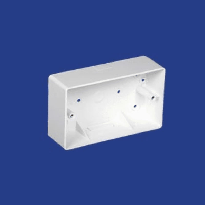 M/TUFFLEX MSSB24WH 2G SQUARE 44mm YT2 ENTRY BOX