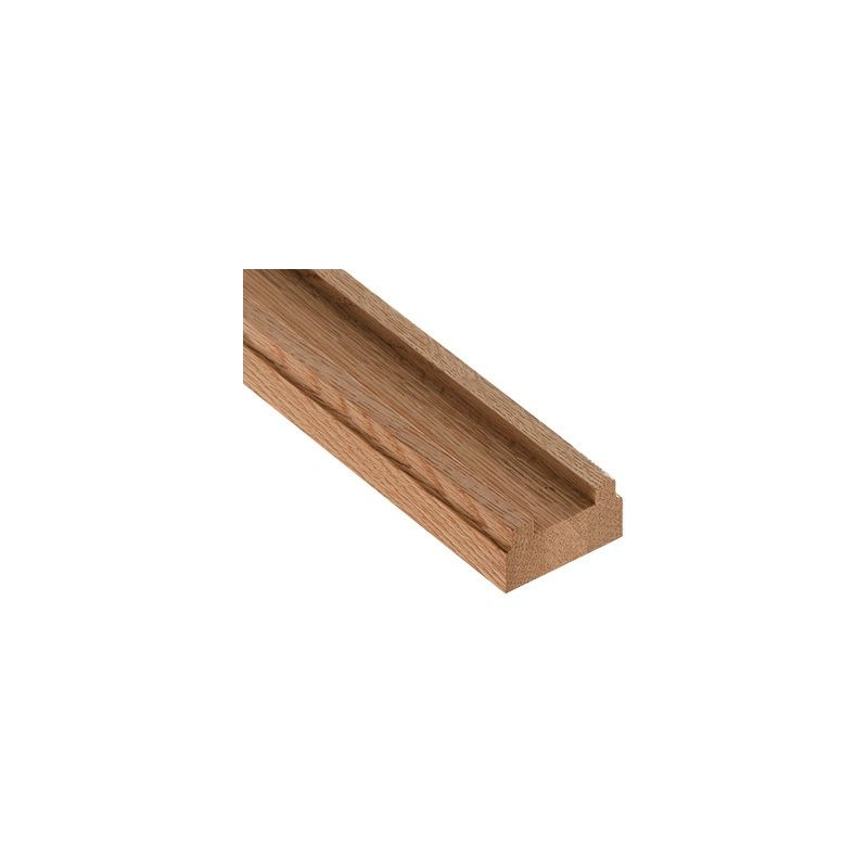 OAK BASERAIL 3.6m x 41mm GROOVE BR3.641O