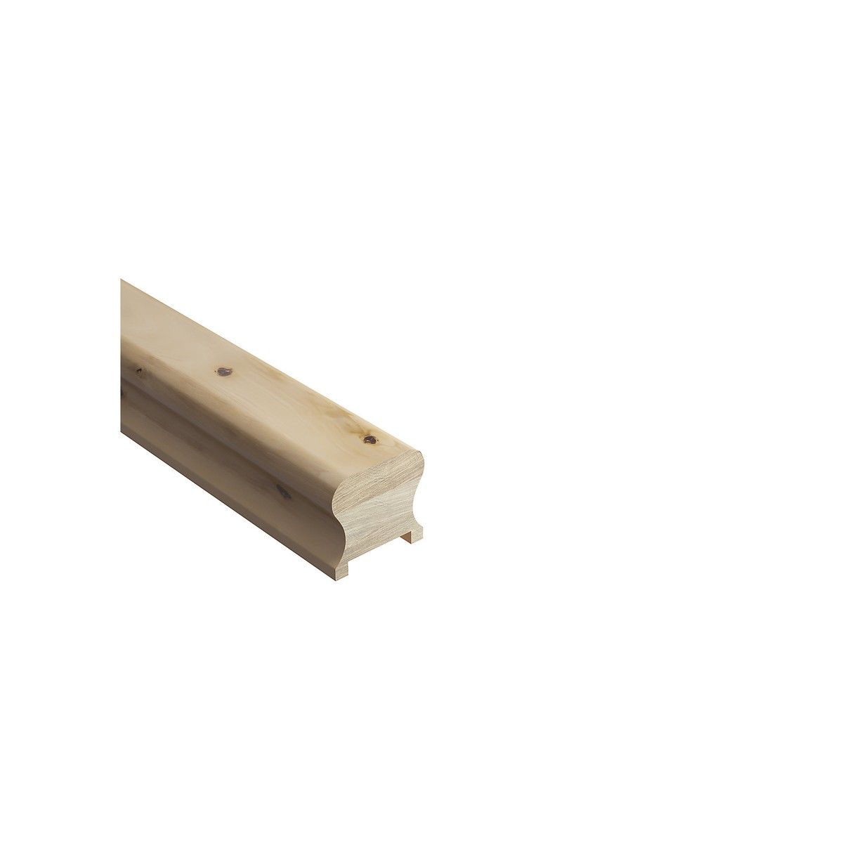 PINE HEAVY DUTY HANDRAIL 2.4m x 41mm GROOVE HR2.441P