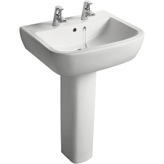 IDEAL STANDARD T058901 TEMPO 2TH BASIN PEDESTAL 500 x 440mm WHITE