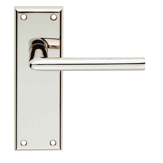 SEROZZETTA DIECI LEVER LATCH HANDLE POLISHED NICKEL SZR012PN/RP