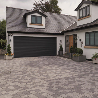 BRADSTONE STONEMASTER BLOCK PAVING 300 x 100 x 60mm MID GREY GRANITE 47121
