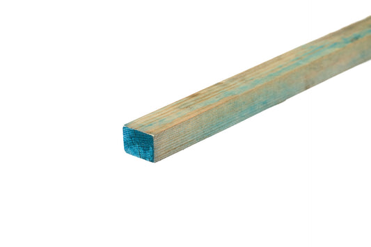 25mm x 38mm BS5534 Graded Sawn Treated Roofing Batten (1.5" x 1") 4.8m