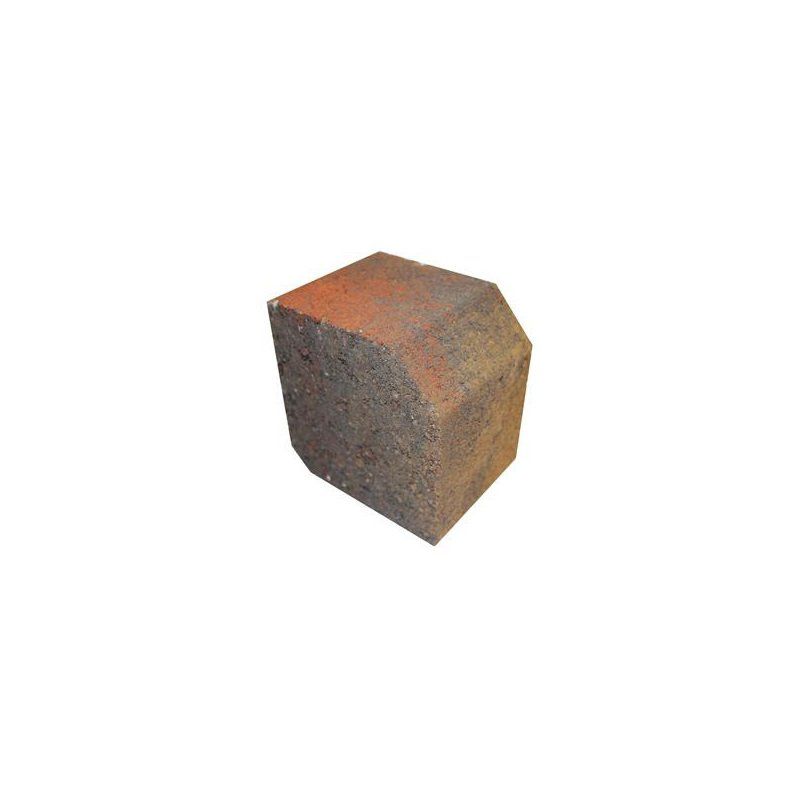 TOBERMORE KEY KERB KS 125 x 127 x 100mm BULLNOSE / CHAMFERED CHARCOAL KSCHAR