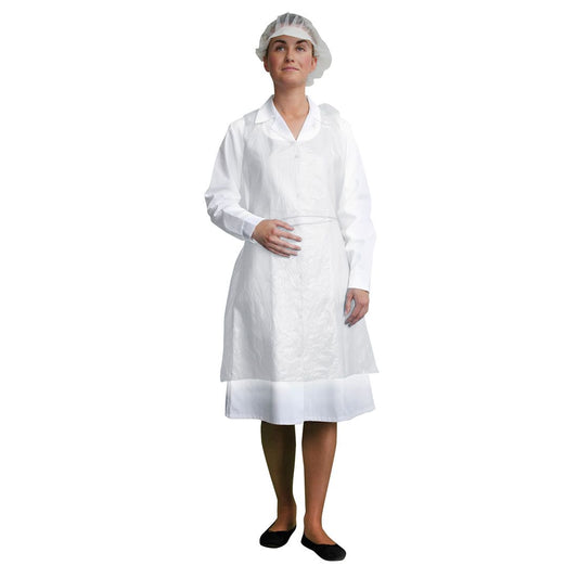 Disposable PE Bib Apron (2000pcs), , R, White