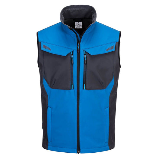 WX3 Softshell Gilet (3L), L, R, Persian Blue