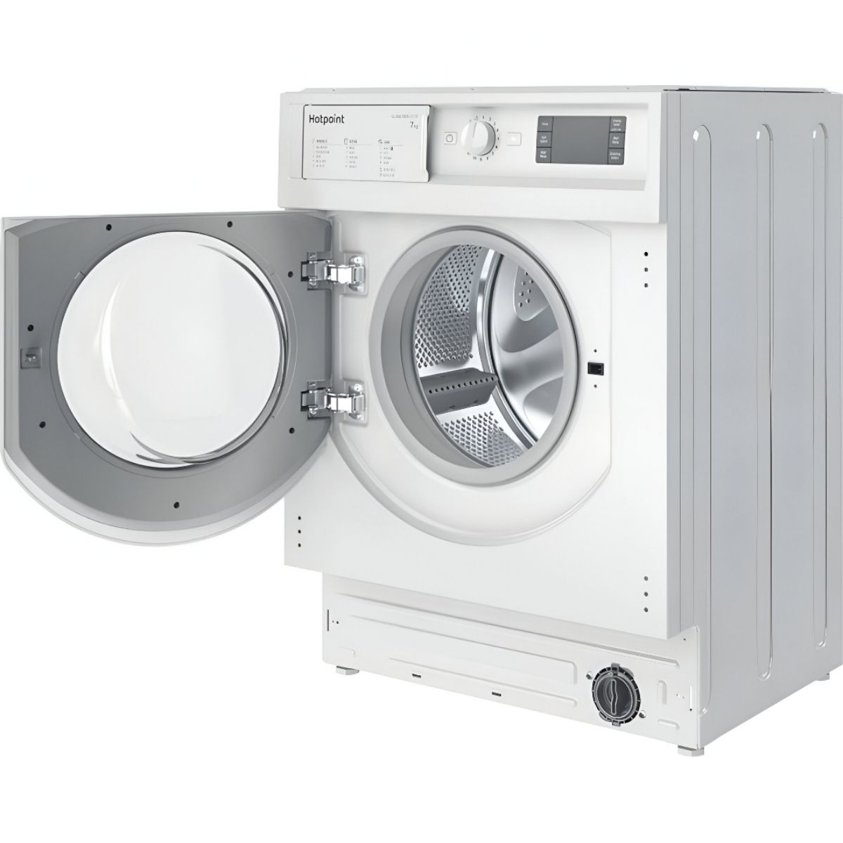 HOPKINS HOMES HOTPOINT BIWMHG71483UKN INTEGRATED WASHING MACHINE 7Kg 1200 SPIN WHITE A+++-10%