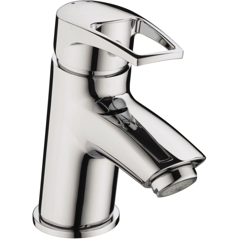 BRISTAN SM BAS C SMILE BASIN MIXER C/W CLICKER WASTE CHROME