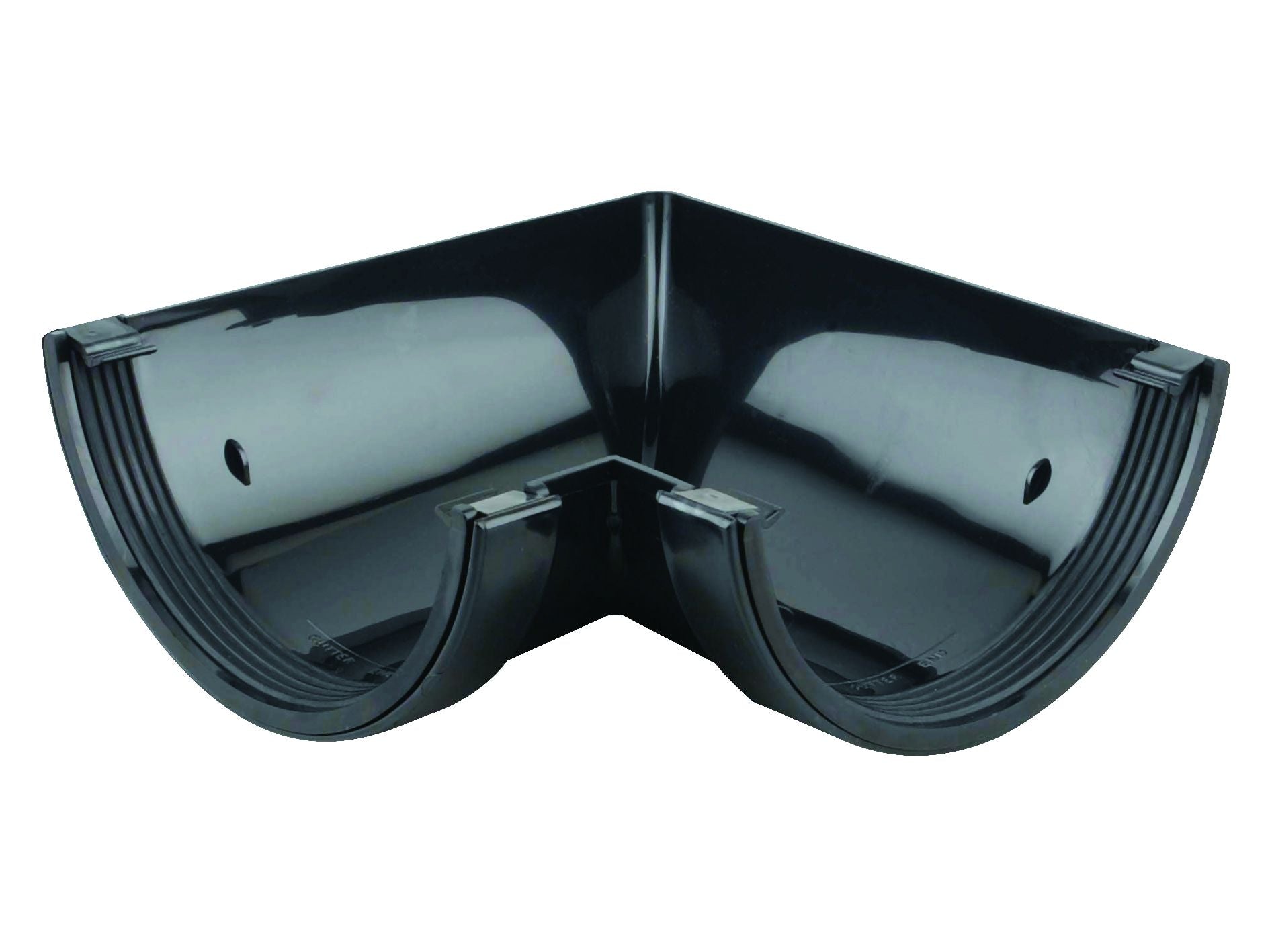 OSMAROOFLINE 6T603 PVCU GUTTER ANGLE 90deg 150mm 6T603B BLACK