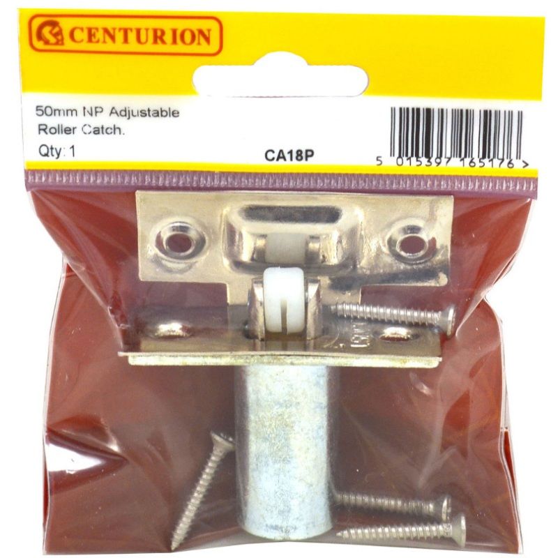 CENTURION CA18P ZINC PLATED ADJUSTABLE ROLLER CATCH