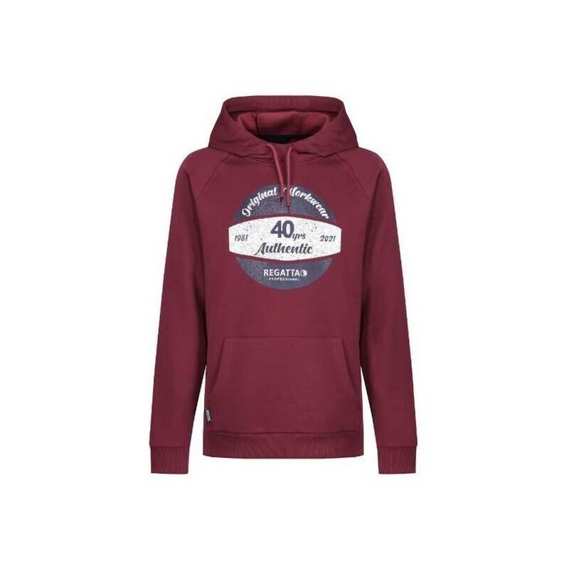 REGATTA PRO 40 YEAR ANNIVERSARY HOODY BURGUDY TRF640 LARGE