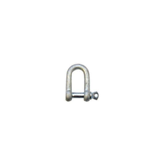 A PERRY NO 312 BRIGHT ZINC PLATED DEE SHACKLE PREPACKED 8mm 312-PP0008ZP