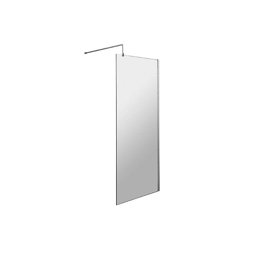 ULTRA FINISHING WRSC12 NUIE WETROOM SCREEN 8 x 1200 x 1850mm CHROME