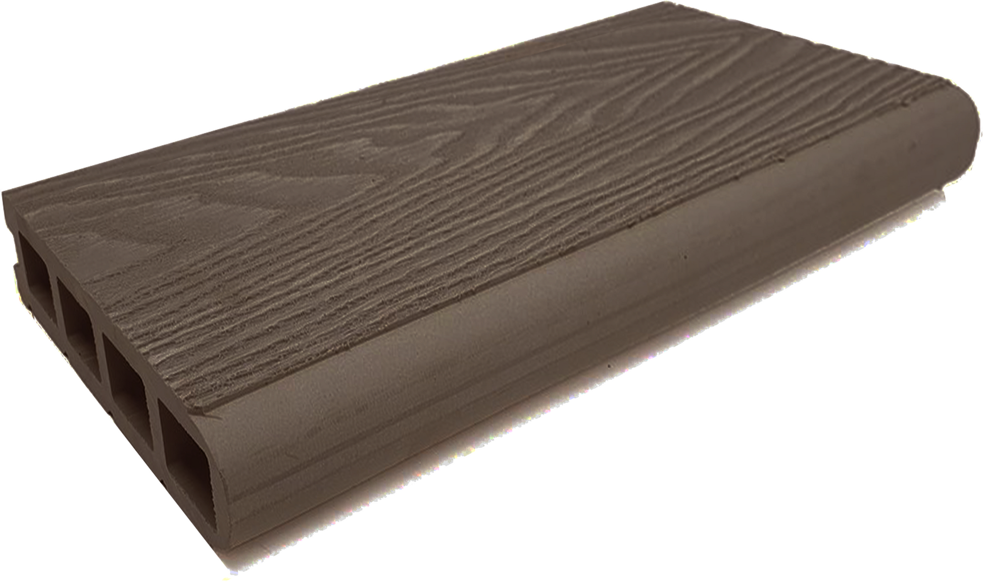 COMPLETE COMPOSITE DECKING NOSEBOARD PREMIER BROWN 130 x 25 x 3660mm CCPNBB