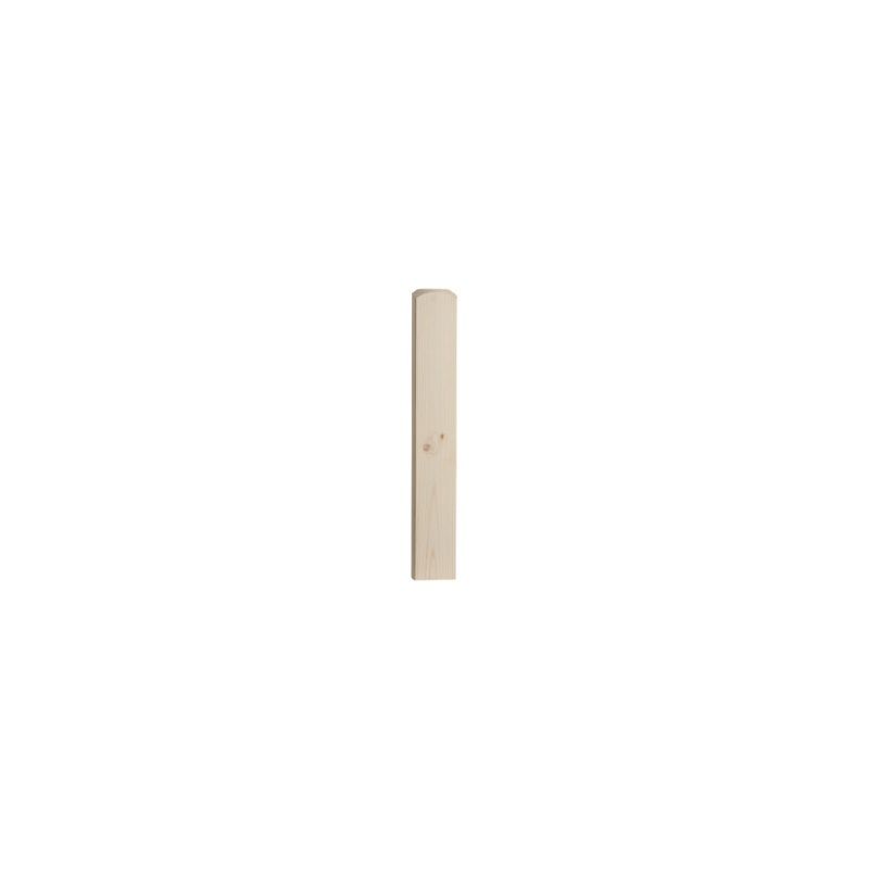 HALF PINE NEWEL BASE 91 x 615mm PT1500O