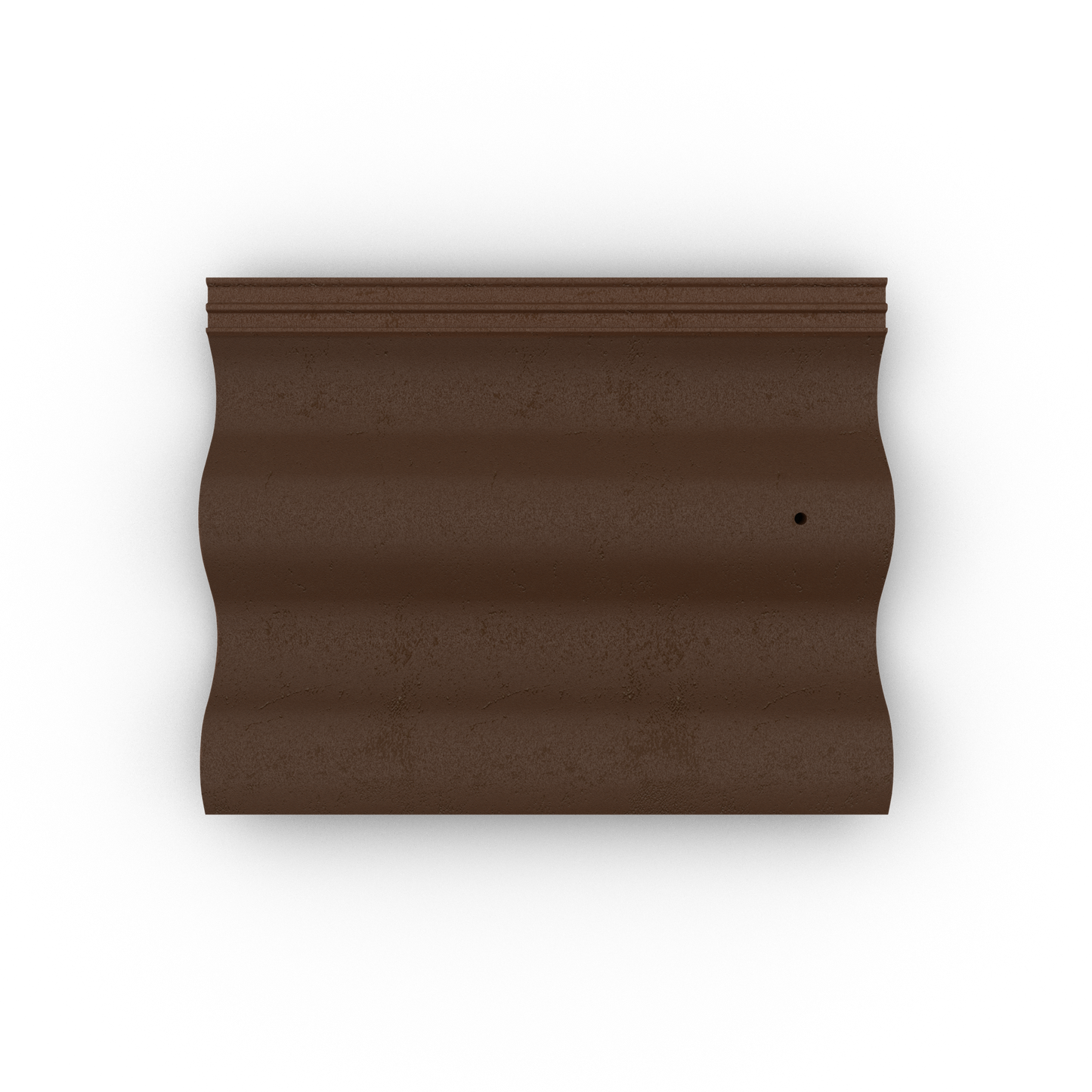 FP MCCANN ROUND TOP CONCRETE ROOF TILE BROWN PRETILEROUBRO