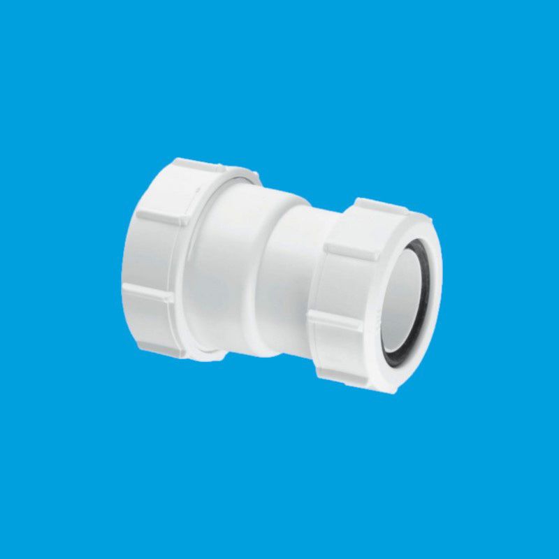 MCALPINE ST28M STRAIGHT CONNECTOR 1.1/2 x 1.1/4" 61020394