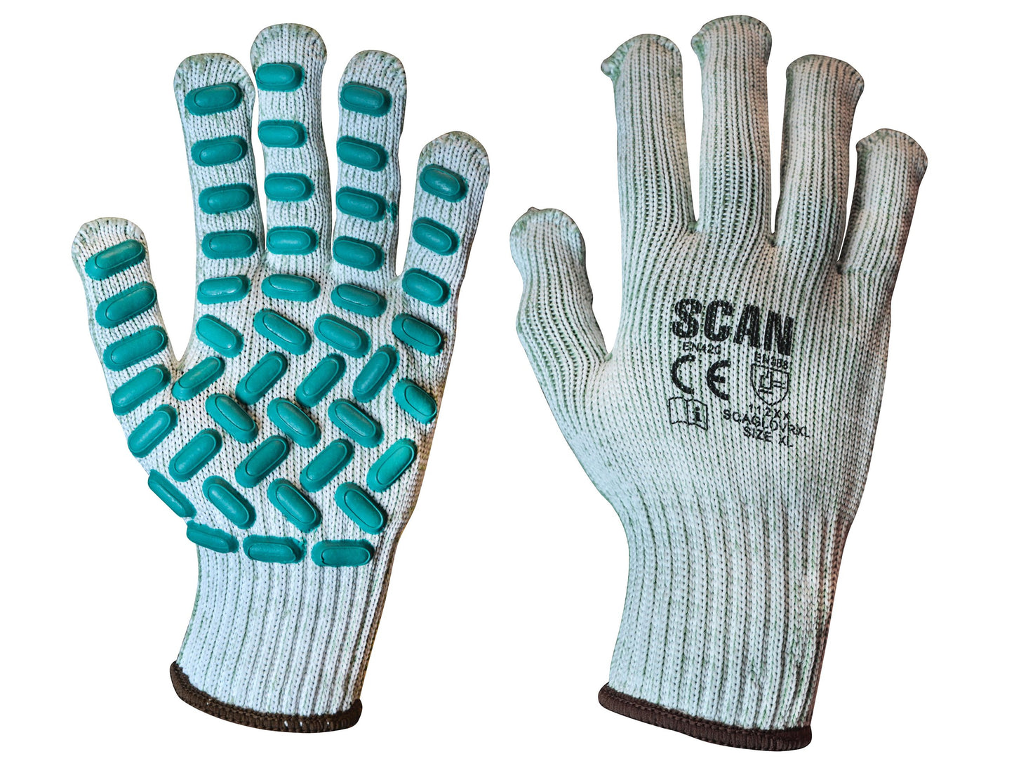 SCAN SCAGLOVRXL VIBRATION RESISTANT GLOVES EXTRA LARGE