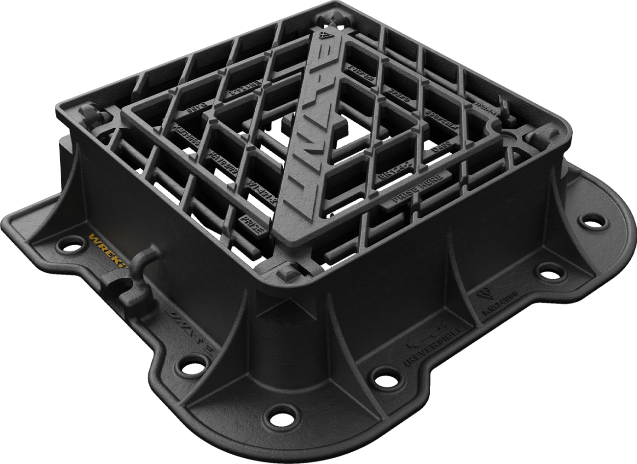 WREKIN D400 GG&F D/TRI UNITE 450 x 450 x 150mm DGHT0D6/4545/KU