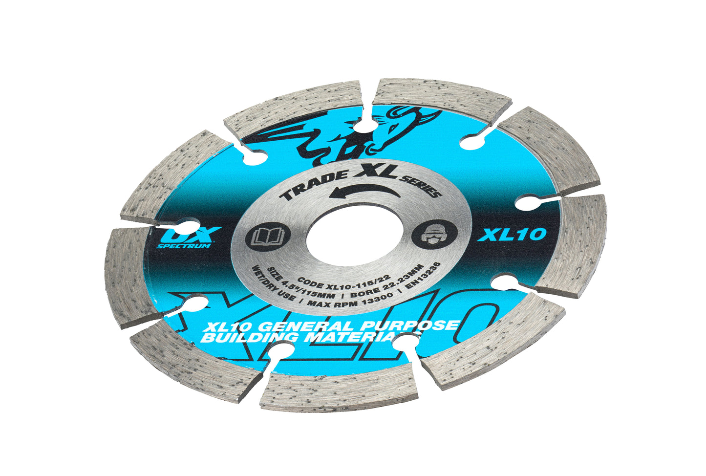 SPECTRUM XL10-115/22 SEGMENTED GENERAL PURPOSE DIAMOND DISC 115MM