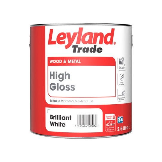 LEYLAND LIQUID GLOSS BRILLIANT WHITE 2.5l 264604