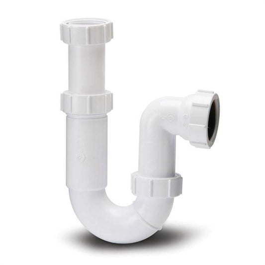 POLYPIPE TUBULAR SWIVEL P TRAP TELESCOPIC 40 x 76mm SEAL WT63