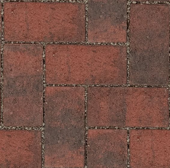 TOBERMORE HYDROPAVE PEDESTA 200 x 100 x 60mm PAVING BRINDLE HYDPED60BRI