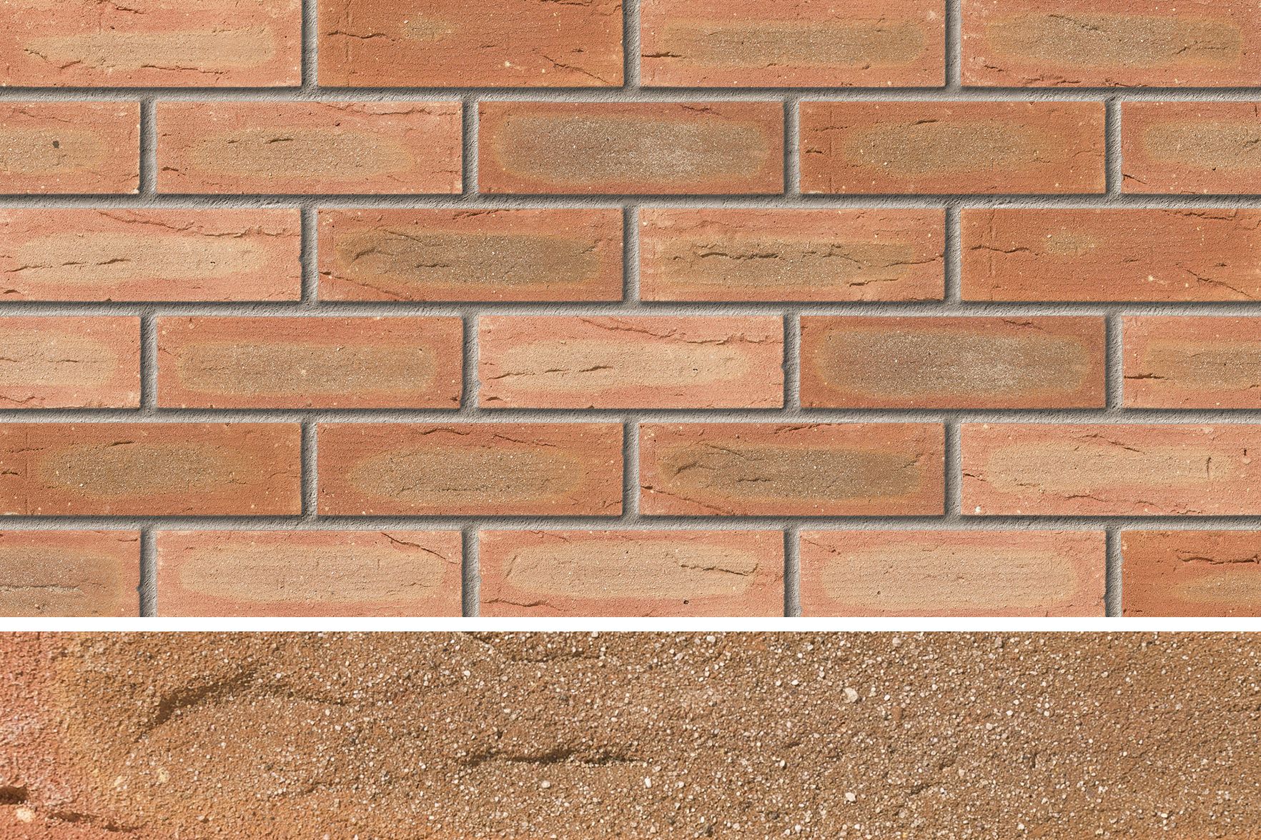 IBSTOCK DORKET HEAD HARDWICKE SHERWOOD BLAZE BRICK 65mm (95 PER LEG) A2417A