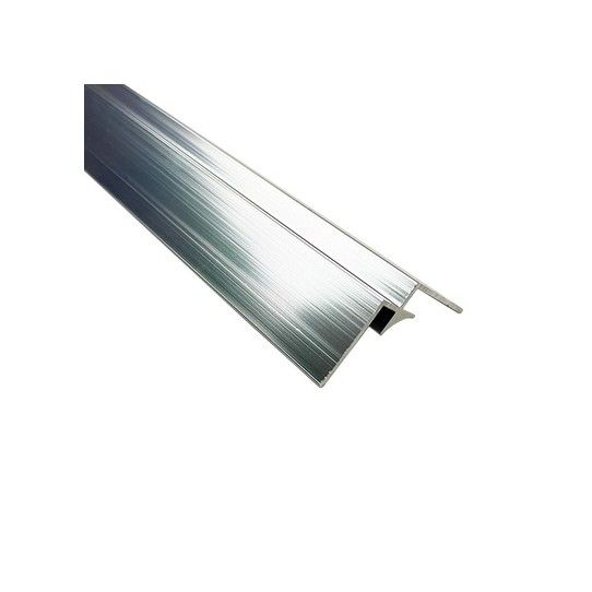 WETWALL ALLOY INTERNAL CORNER 800mm POLISHED SILVER SWA-INC-PS-800