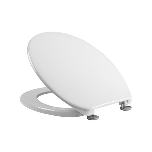 TAVISTOCK O801A ASPIRE WC SEAT WHITE STAINLESS STEEL HINGES