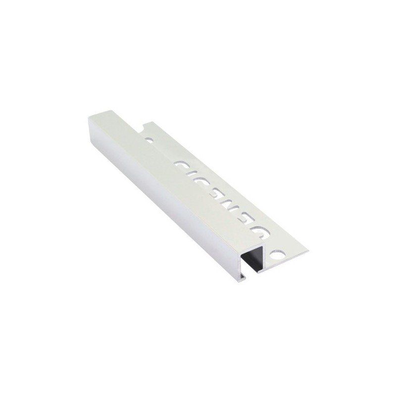 YTC GNTDP100/91 GENESIS TRIM POLISHED ALUMINIUM SQUARE TDP 10mm x 2.5lm