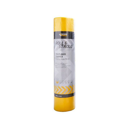 Everbuild Roll & Stroll Textured Non Slip Protector 75M x 600mm ROLLTEXT75