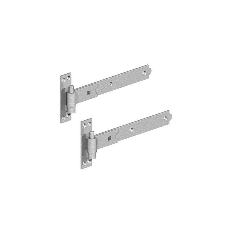 400mm 16" No 128 GALV STRAIGHT HOOK & BAND PAIR PREPACKED 128-PP0400GV