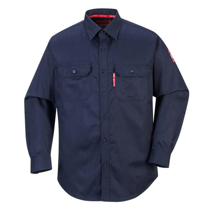 Bizflame 88/12 FR Shirt, XS, R, Navy
