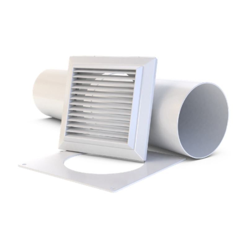 NUAIRE FAITH-WALLKIT-WH TELESCOPIC 4 DUCT KIT