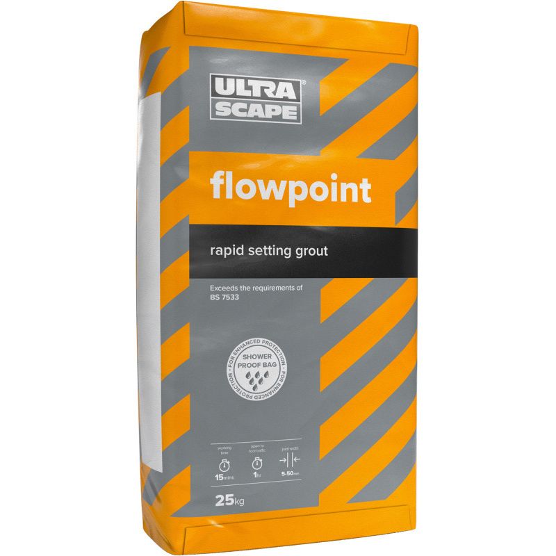 INSTARMAC ULTRASCAPE RAPID SETTING GROUT NATURAL GREY 25kg FLOWPOINT
