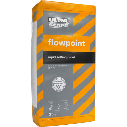 INSTARMAC ULTRASCAPE RAPID SETTING GROUT NATURAL GREY 25kg FLOWPOINT